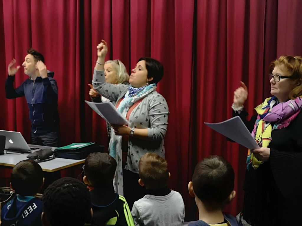 Tous différents avec André Borbé à l'Ecole fondamentale libre de Chênée